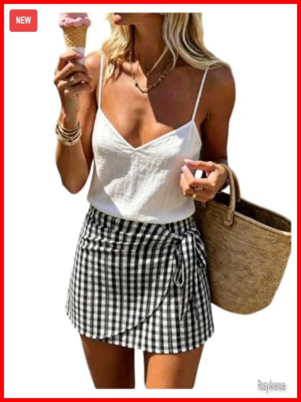 Polka Dots Bowknot Wrap Mini Skirt Tie Side Cute A-Line High Waisted